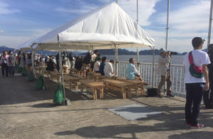 Spectator viewing area