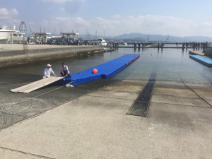 New 2.3-303 launch retrieval pontoon