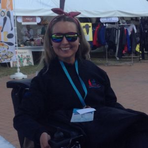 Paula from Chile sailing 303 doubles with Tommy