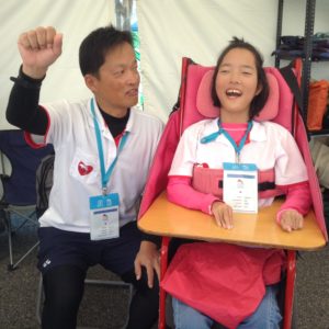 Hisashi (father) and Mao Jibiki