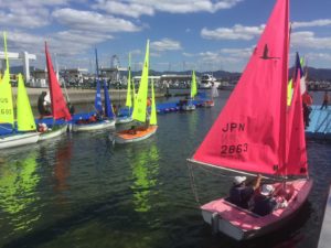 off to practice race