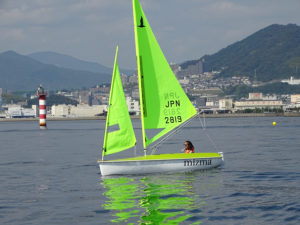 PDP sailor, Nina from Thailand experiences sailing solo for the first time in a Liberty with full servo assist controls.